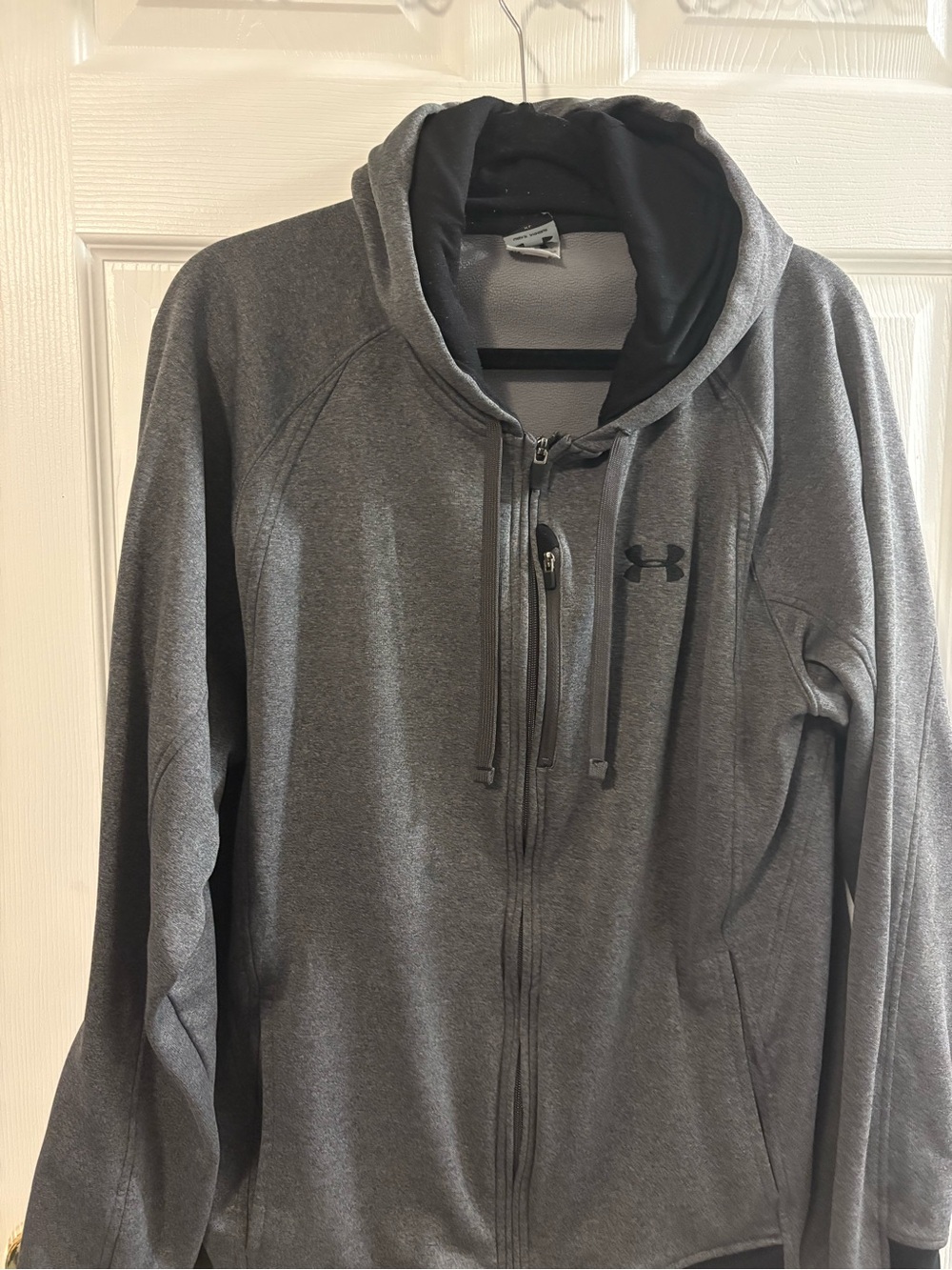 Under Armour Gray Full-Zip Hoodie Sweatshirt